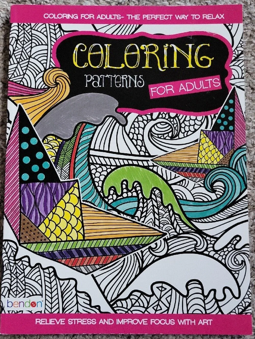 Coloring Patterns & Two 3D Coloring Books Set - Adult Coloring
